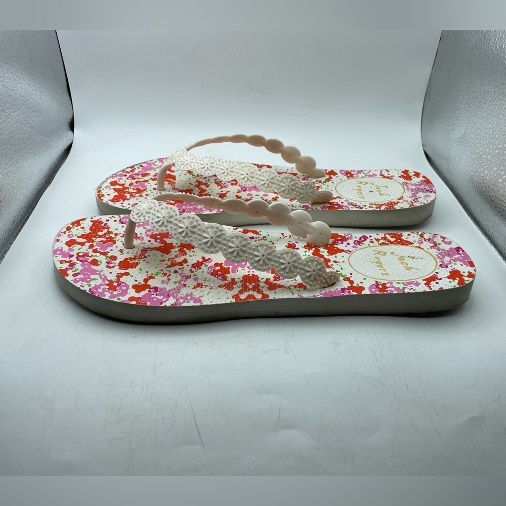 Jack Rogers floral Colorful Women's Flip Flops size 9-10
